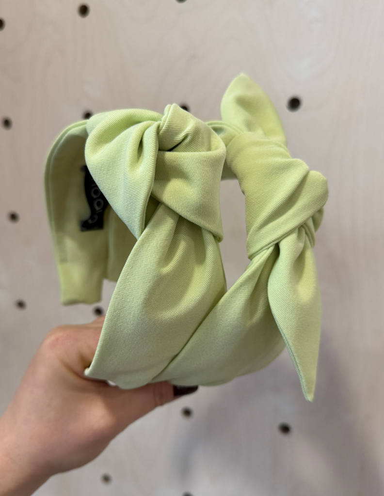 Stīpiņa ar banti Lime Cream