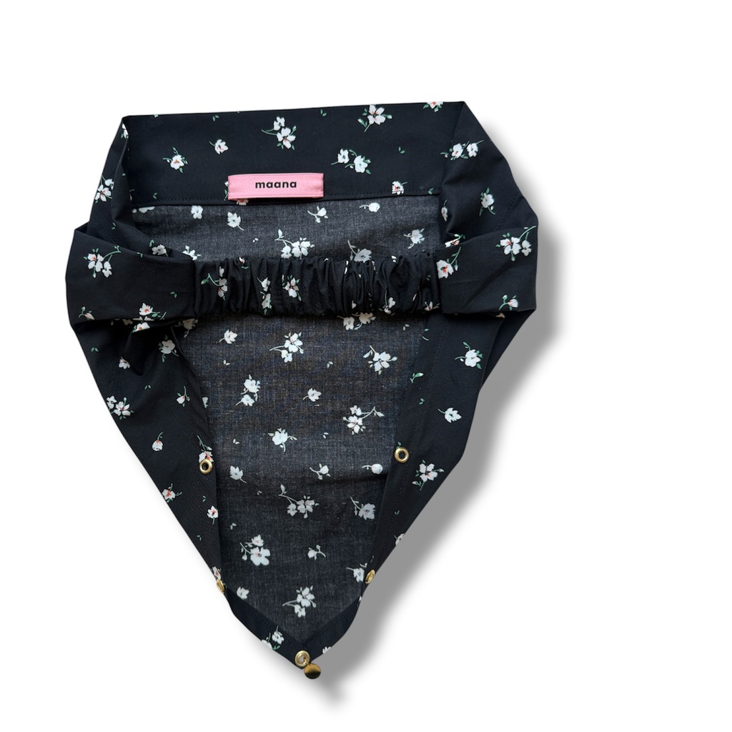Galvas lakats Bandana Black Daisy
