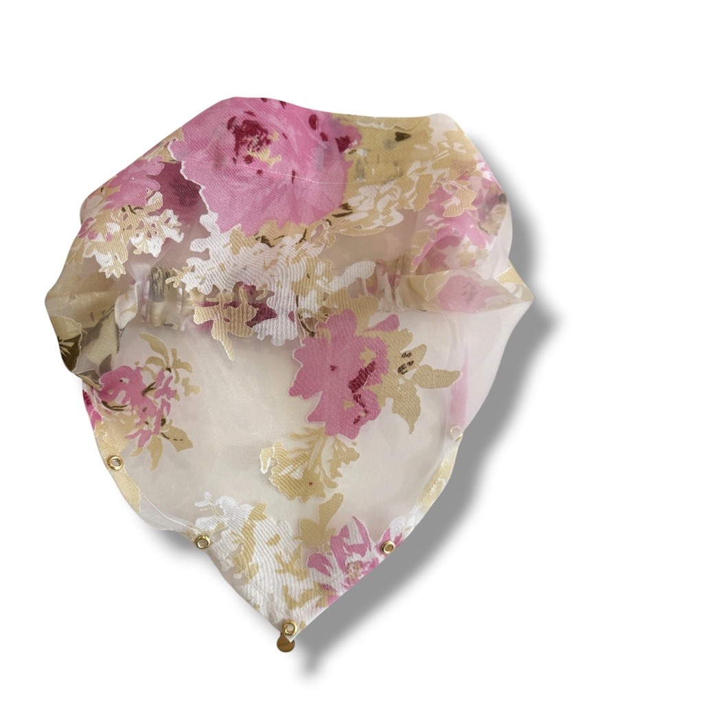 Galvas lakats Bandana Peony Organza