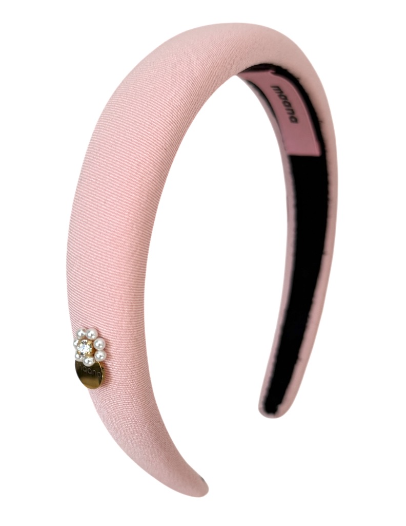 Polstērēta matu stīpiņa Pink peach XS izmērs