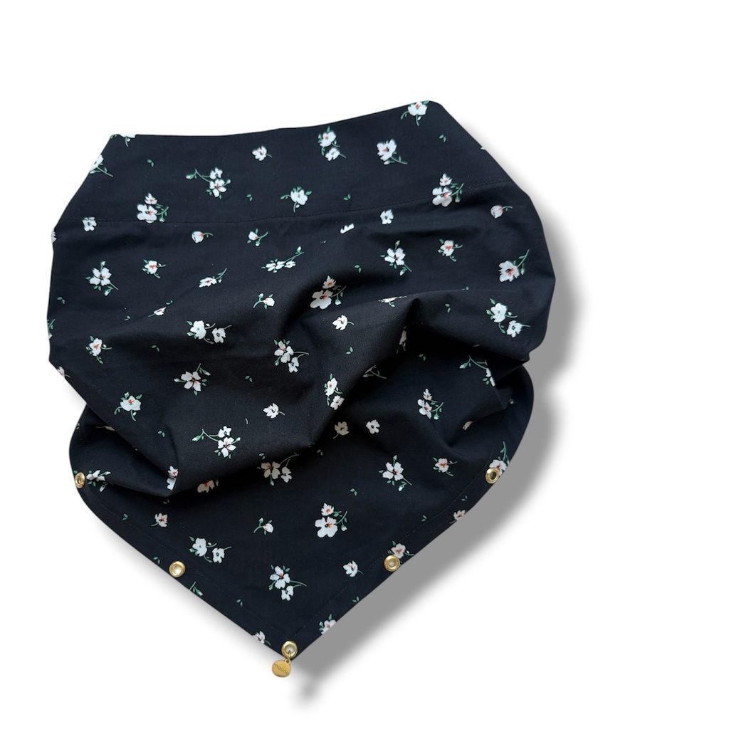 Galvas lakats Bandana Black Daisy